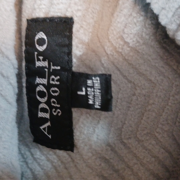 Adolfo Sport 1/4 zip fleece pullover - Picture 11 of 12